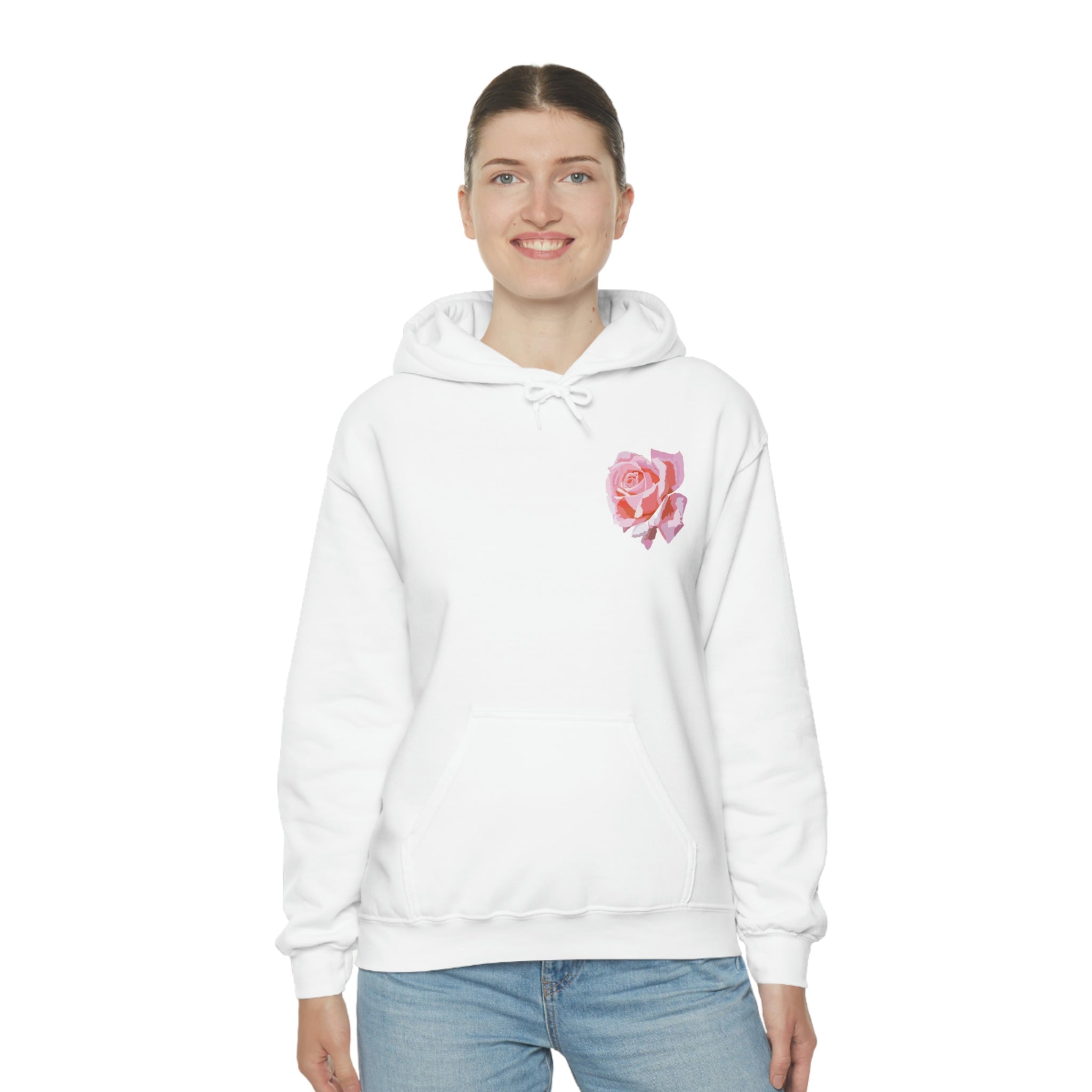 Caleigh s Rose Adult Hoodie Fight2Breathe